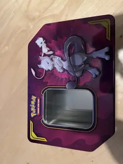 1x EMPTY Pokemon Mewtwo & Mew GX Power Partnership Tag Team Tin - Image 1