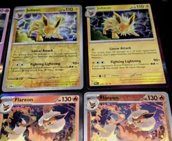 Eevee Prismatic Evolutions 16 Card Lot Holo & Reverse Holo Pokemon TCG +++ - Image 4
