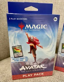2x MTG Avatar The Last Airbender Play Pack Boxes With Promo (3 Packs + Promo) - Image 2