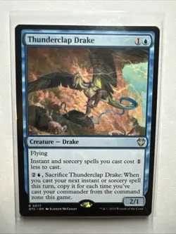 Thunderclap Drake Commander: Outlaws of Thunder Junction Regular - Image 1