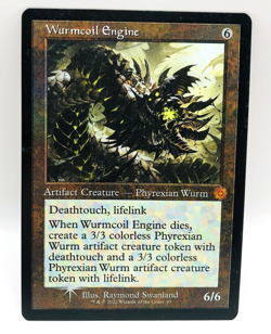 MTG Wurmcoil Engine FOIL 063 NM+ The Brothers War Retro Frame Never Played Magic - Image 1