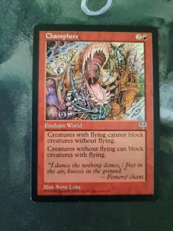 MTG Magic the Gathering - Chaosphere - Mirage - Ex Cond - Image 1