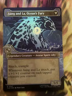 MTG Aang, Swift Savior TLA 0347 R NM Showcase FOIL - Image 2