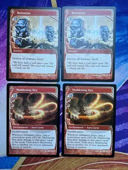 Mystery Booster 2 Red Lot • 2x Maddening Hex + 2x Ruination • Mtg (2276) - Image 1