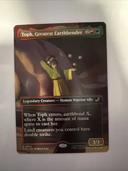 MTG Toph, Greatest Earthbender TLE 0070 R NM Regular Borderless - Image 1