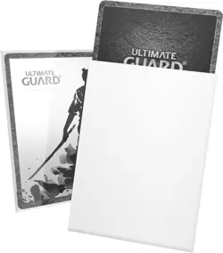Card Sleeves Solid Color Sleeves Katana Sleeves Standard Size - White (100) - Image 1