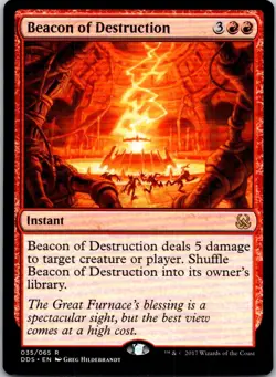 Magic the Gathering Beacon of Destruction Duel Decks: Mind vs. Might MTG - Image 1