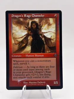 Dragon's Rage Channeler 9 Retro Frame Foil Modern Horizons 3 MH3 MTG NM - Image 1