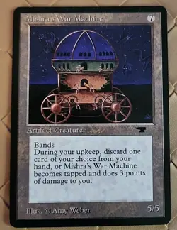 Mishra's War Machine Antiquities NM Near Mint MTG - Image 1