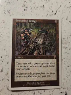 MTG Magic the Gathering Ensnaring Bridge (294/354) Seventh Edition Lp - Image 1