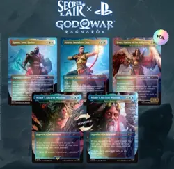IN HAND Playstation Secret Lair x God of War: Norse ? FOIL Version ??MTG - Image 1