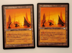 MTG Scorched Ruins (x2) - Weatherlight 1997 (LP) - Image 1