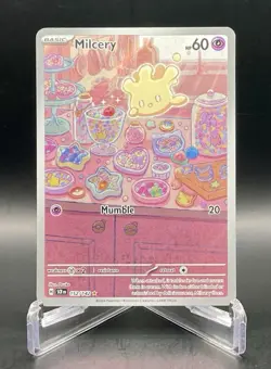 Milcery 152/142 Stellar Crown Illustration Rare Full Art Holo Pokemon TCG NM/M - Image 1
