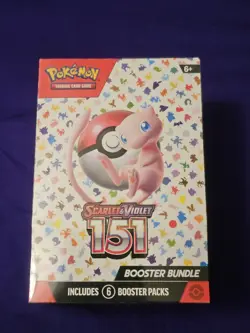 Pokemon TCG Scarlet & Violet 151 Booster Bundle Sealed New (6 packs) - Image 1