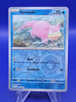 Slowpoke - 042/198 Scarlet & Violet Reverse Holo Common Pokemon - NM/MINT - Image 1