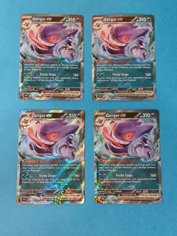 Pokemon Temporal Forces Gengar ex 104/162 Ultra Rare x4 - Image 2