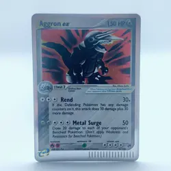 Pokemon TCG Karte - Aggron EX 95/100 Holo Rare Near Mint/Mint Englisch - Image 1