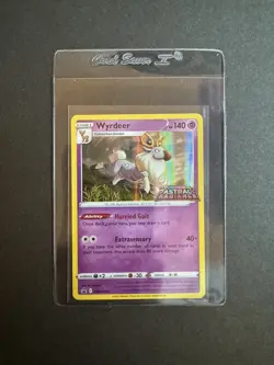 Wyrdeer SWSH206 Prerelease Astral Radiance Stamped Promo Pokemon Card NM/LP - Image 1