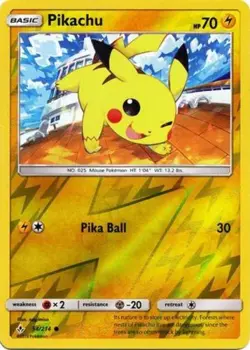 4x NM-Mint Pikachu - 54/214 - Common - Reverse Holo Pokemon Unbroken Bonds - Image 1