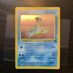 Pokemon TCG Lapras Holo 10/62 Fossi WOTC 1999 - Image 1
