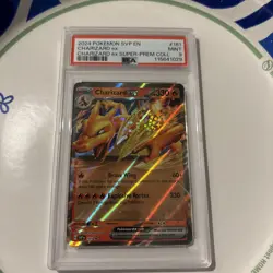 Pokemon TCG Charizard EX 161 S&V Super Premium Collection PSA 9 Mint - Image 1