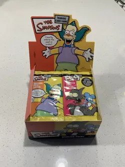 THE SIMPSONS Trading Card Game SEALED Booster Pack x1 VINTAGE WOTC TCG Pokemon - Image 1