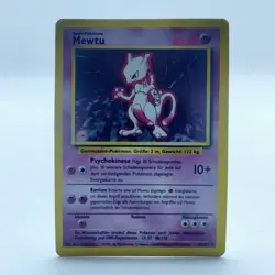 Pokemon TCG Karte - Mewtu Mewtwo 10/102 - Base Set Basis - Holo Rare Deutsch - Image 1