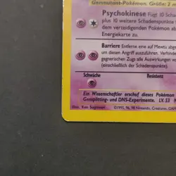 Pokemon TCG Karte - Mewtu Mewtwo 10/102 - Base Set Basis - Holo Rare Deutsch - Image 5
