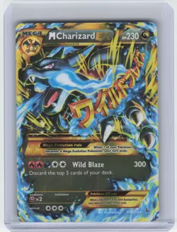 2014 Pokemon M Charizard EX #108/106 Flashfire Secret Rare Holo [Damaged] - Image 1