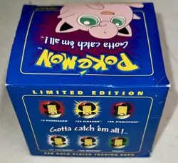 Pokemon 23K Gold Jigglypuff Card 1999 Burger King Ball Box LE PROMO Sealed Mint - Image 4
