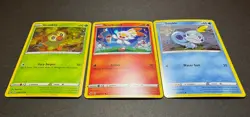 Pokemon TCG SWSH Grookey 010/202 Scorbunny 030/202 Sobble 054/202 Cosmos Holo - Image 3