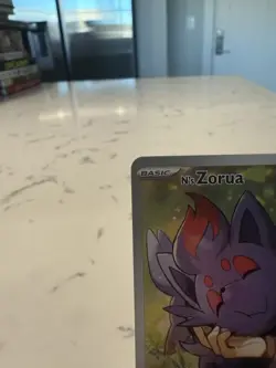 Pokemon TCG N's Zorua 189 Sv: Scarlet & Violet Black Star Promo 189 Full Art NM - Image 2