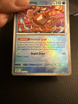 Pokemon TCG Master Ball Pattern Seaking 021/131 Prismatic Evolutions NM Card - Image 2