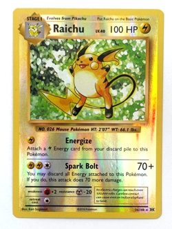 Pokemon TCG Raichu 36/108 Reverse Holo Rare XY: Evolutions - Image 1