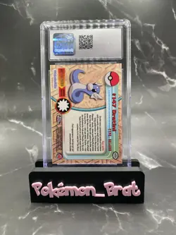 2000 TOPPS CHROME POKEMON SERIES 1 CHROME DRATINI #147 CGC 8 NM/MINT - Image 2