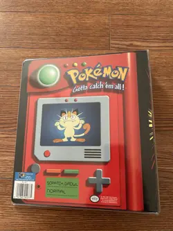 Pokemon Pikachu Nintendo 3 Ring Binder 1995 Excellent Condition - Image 2