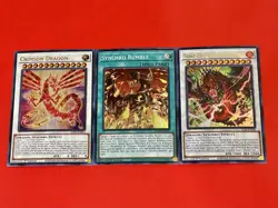 Crimson Dragon + Synchro Rumble + Snake-Eyes Vengeance Dragon | YuGiOh! - Image 1