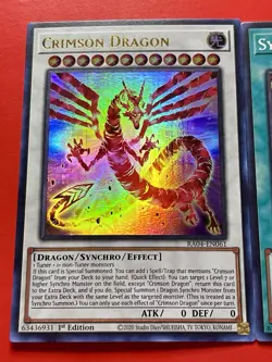 Crimson Dragon + Synchro Rumble + Snake-Eyes Vengeance Dragon | YuGiOh! - Image 3
