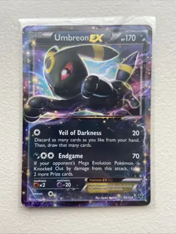 Umbreon EX 55/124 Ultra Rare XY - Fates Collide Pokemon Card - Image 2