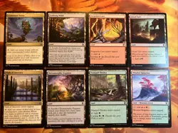 MTG 8 x Nonbasic Land Card Lot Commander: Bloomburrow Near-Mint! - Image 1