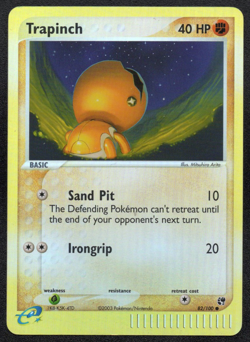 Trapinch 82/100 Reverse Holo ✨Near Mint✨EX Sandstorm Pokemon Card TCG - Image 1