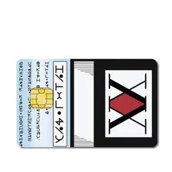 Bank Card,Credit Card Sticker/Skin Anime Themed (NARUTO,ONE PIECE,HUNTERXHUNTER) - Image 1