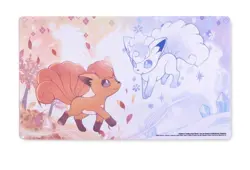Pokemon Center Exclusive TCG Card Game Vulpix Seasons Playmat NEW - Image 2