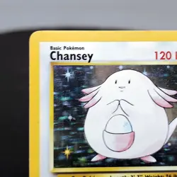 Chansey 3/102 Base Set Holo Rare Unlimited Pokemon TCG Card 1999 WOTC NM ? - Image 3