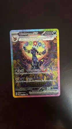 Pokemon TCG Umbreon EX 60/131 Double Rare Holo Card Prismatic Evolutions - Image 1
