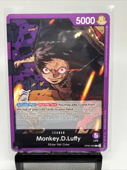 Monkey.D.Luffy - OP05-060 - Leader - Near Mint - English - One Piece Card - Image 1