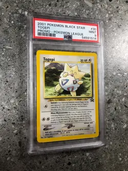 Pokemon TCG Cards Togepi 30 WOTC Black Star Promo PSA 9 MINT - Image 3