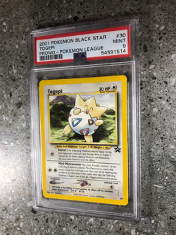 Pokemon TCG Cards Togepi 30 WOTC Black Star Promo PSA 9 MINT - Image 4