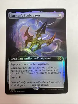 Tarrian's Soulcleaver (Extended Art) The Lost Caverns of Ixalan Foil #389 Rare - Image 1