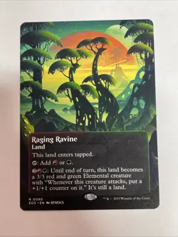 Raging Ravine (0080) (Borderless) Edge of Eternities: Stellar Sights #80 Rare - Image 1